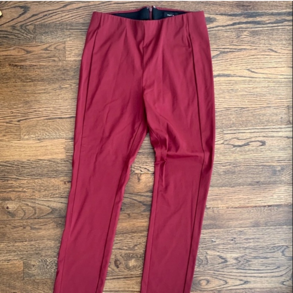 Theory Red Legging Style Pants